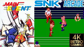 Main Event Arcade (SNK 1984) 4k 60fps Longplay