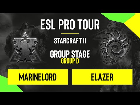 SC2 - MarineLord vs. Elazer - DreamHack SC2 Masters: Fall - Group D - EU
