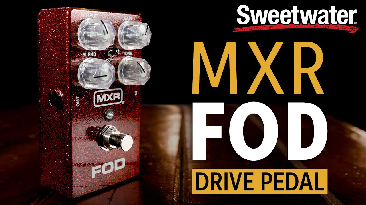 MXR FOD Drive Pedal Demo - YouTube