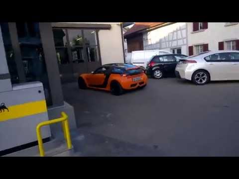 Smart Roadster after professional suspension tuning