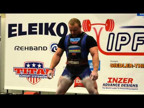 WC Powerlifting 2015 - Dmitry Inzarkim - 335kg deadlift