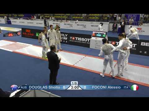 Wuxi 2018 Fencing World Championships mf t16 AUS vs ITA