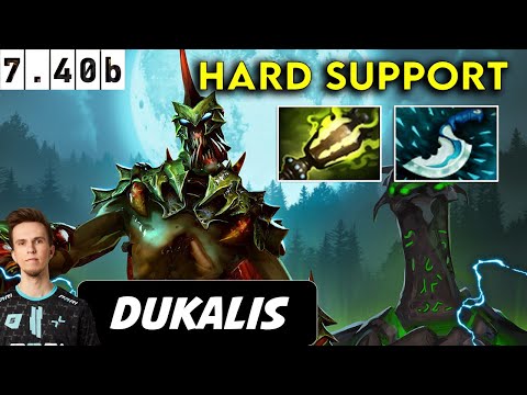 Dukalis Undying Hard Support - Dota 2 Patch 7.40b Pro Player Gameplay