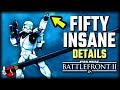 50 INSANE DETAILS About Clone Commandos - Star Wars Battlefront 2