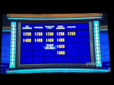 Jeopardy, Matt Amodio DAY 39 - 1st Daily Double (10/11/21)