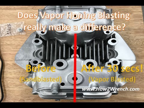 Does the Vapor Honing Blaster really make a difference compared to sandblasting?