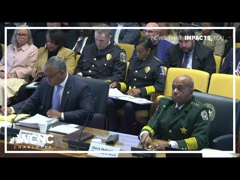 Mecklenburg County Sheriff Garry McFadden NC General Assembly testimony | Part 1