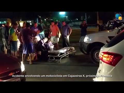 Motociclista se envolve em acidente em Cajazeiras X