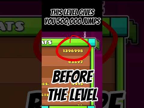Free 500,000 jumps in geometry dash #geometrydash #free #jump #freegd #easy   #geometrydashcommunity