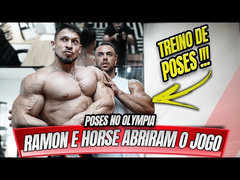 RAMON E HORSE ABRIRAM O JOGO SOBRE AS POSES NO OLYMPIA