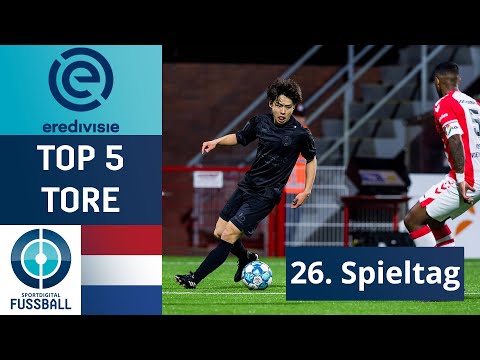 Per Elastico zum Super-Solo-Treffer! | Top 5 Tore | 26. Spieltag | Eredivisie
