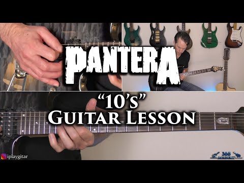 Pantera - 10's Guitar Lesson