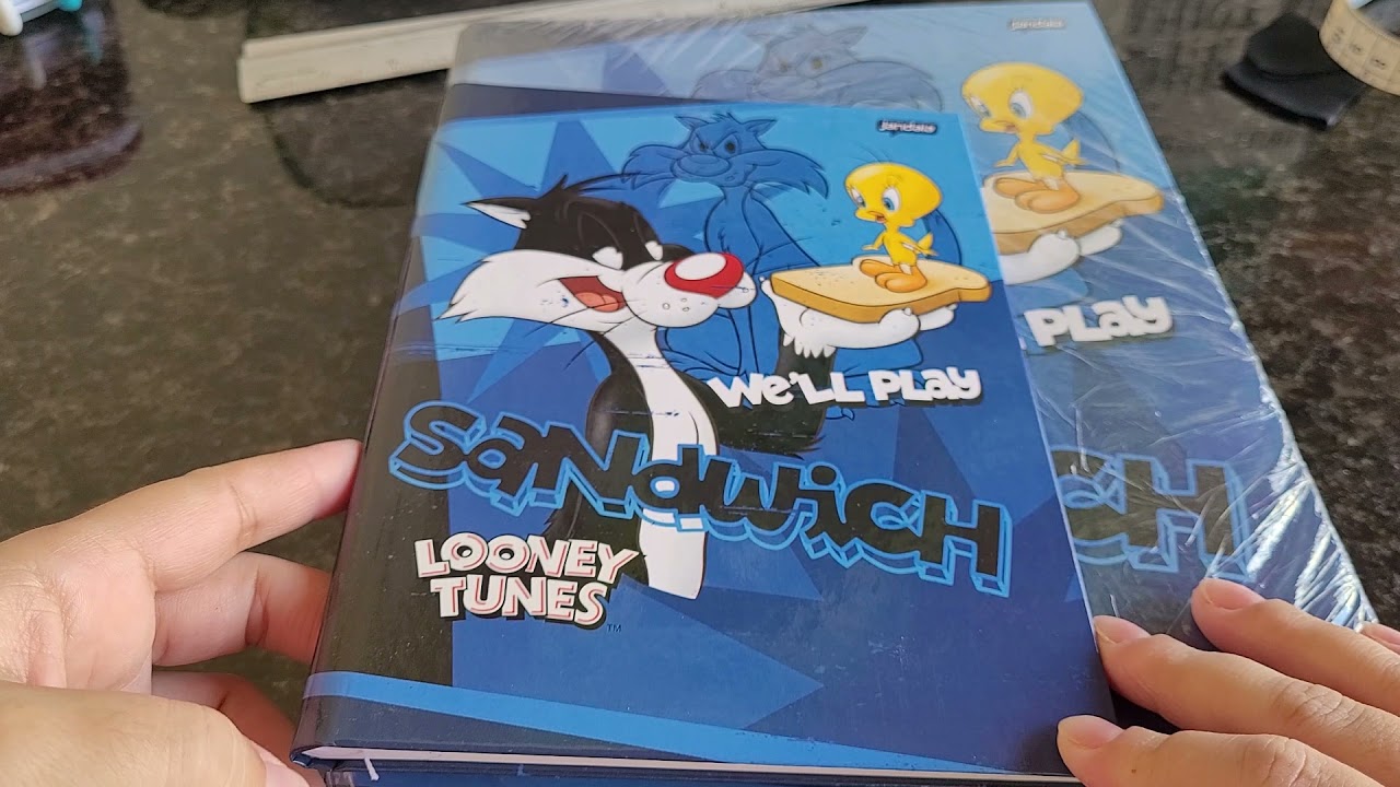 Como diferenciar os tamanhos de cadernos.