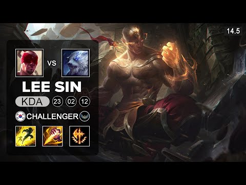 Lee Sin vs Volibear Jungle - KR Challenger - Patch 14.5 Season 14