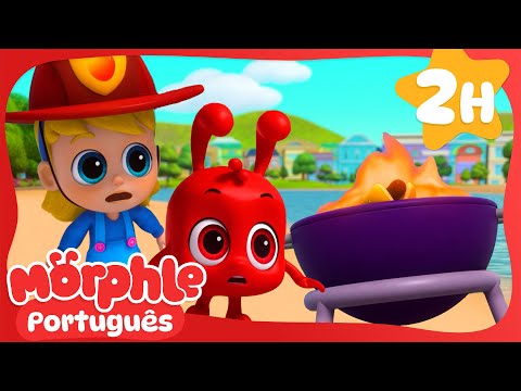 Fogo! Morphle Para o Resgate! | Mila e Morphle em Português | Desenhos Animados
