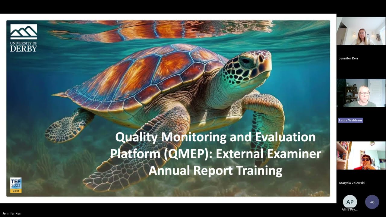 External Examiners, QMEP, Training, Quality Monitoring and Evaluation Platform, Annual Report