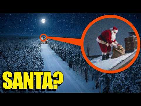 Drone catches Santa Claus delivering PRESENTS on Christmas! (Proof He’s REAL!)