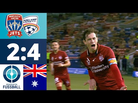 3 Tore in 4 Minuten! - Goodwin macht den Unterschied | Newcastle United Jets - Adelaide United