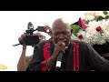Menzi Ngubane speaks at his father's 90th birthday celebration