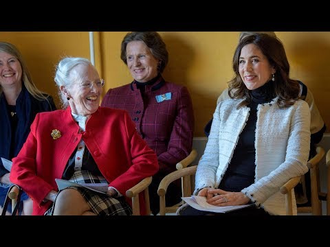 Dronning Margrethe fik kronprinsesse Mary til at grine