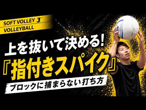 ブロックに捕まらないスパイク——指でつくドライブ回転テクニック