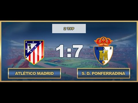 AFL17. Spain. Primera. Day 2. Atlético Madrid-S. D. Ponferradina