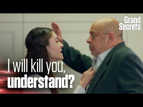 Zehra pulls a knife on Halil! - Grand Secrets | Short Scenes