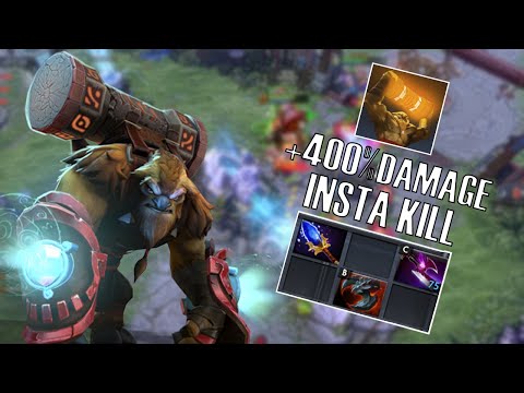 1 Hit Kill EarthShaker Totem + Silver Edge - Godadico Dota