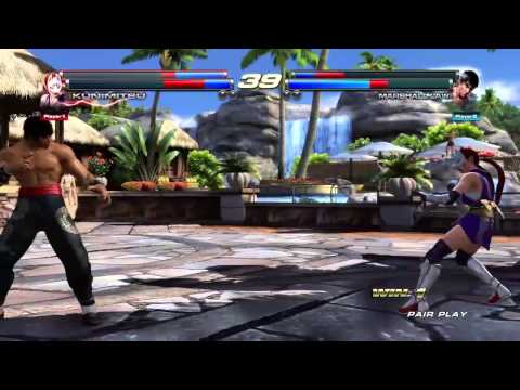 Tekken TT2: Unknown & Kunimitsu Vs  Alisa & Law Pt.4