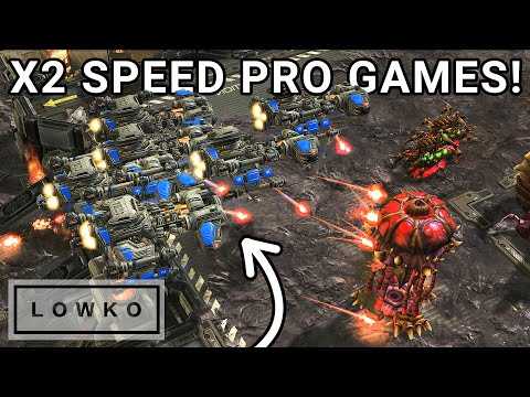 StarCraft 2: Pro Games at EXTREME GAME SPEED! (Clem vs Bly)