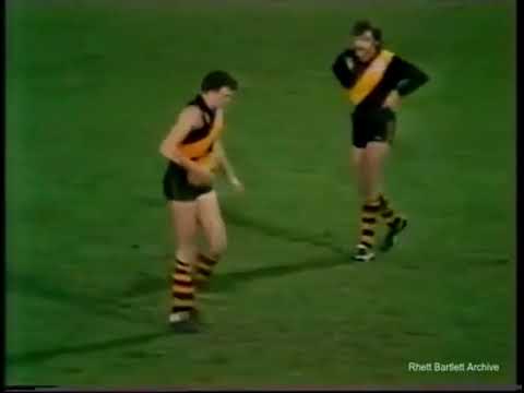 All of Michael Roach's 10 goals v Swan Districts in a quarter and a half. 1982 Escort Cup. Richmond.