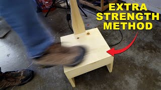 Making the world's handiest step stool (No fasteners)
