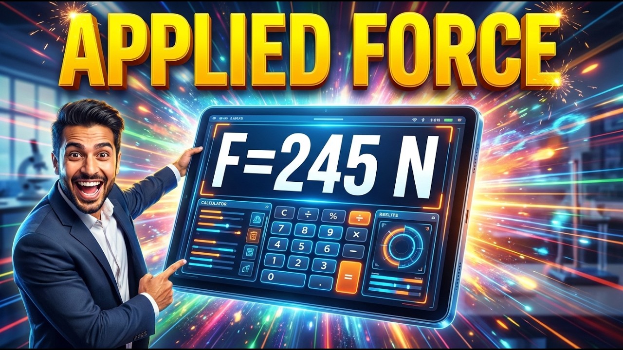 Applied Force Interactive Calculator