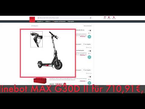 Schnäppchen/Billiger des Tages 08.04.22 - Audi E-Scooter Segway Ninebot MAX G30D II