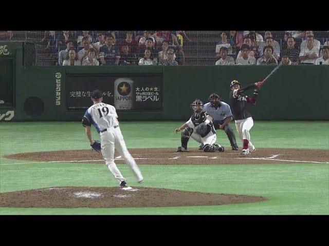 【8回表】値千金!! ホークス・今宮の2点タイムリーヒットで勝ち越し!! 2018/8/23 F-H