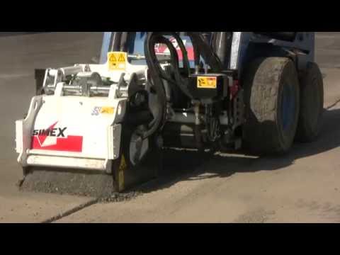 Simex PL self-levelling planers for skid steer loader