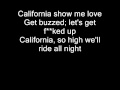 Hollywood Undead - California(lyrics) 