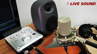 Video thumbnail for Testing Bestisan SR06 powered monitor with Marshall MXL990 microphone and Tascam US-322 interface by Superteclados