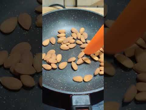 Roasted Badam | Roasted Almond | Healthy Snacks #shorts #viral #video #subscribe #food #trending