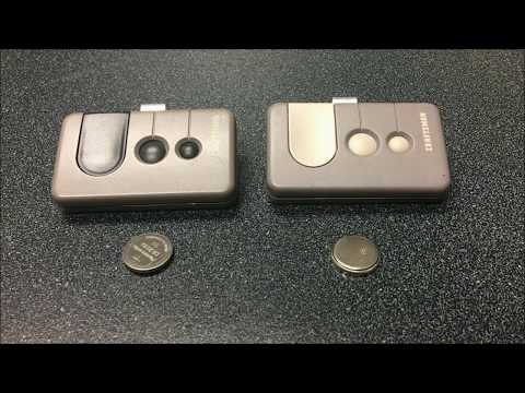 How to Change Battery of Sears Craftsman Garage Door Remote Control
