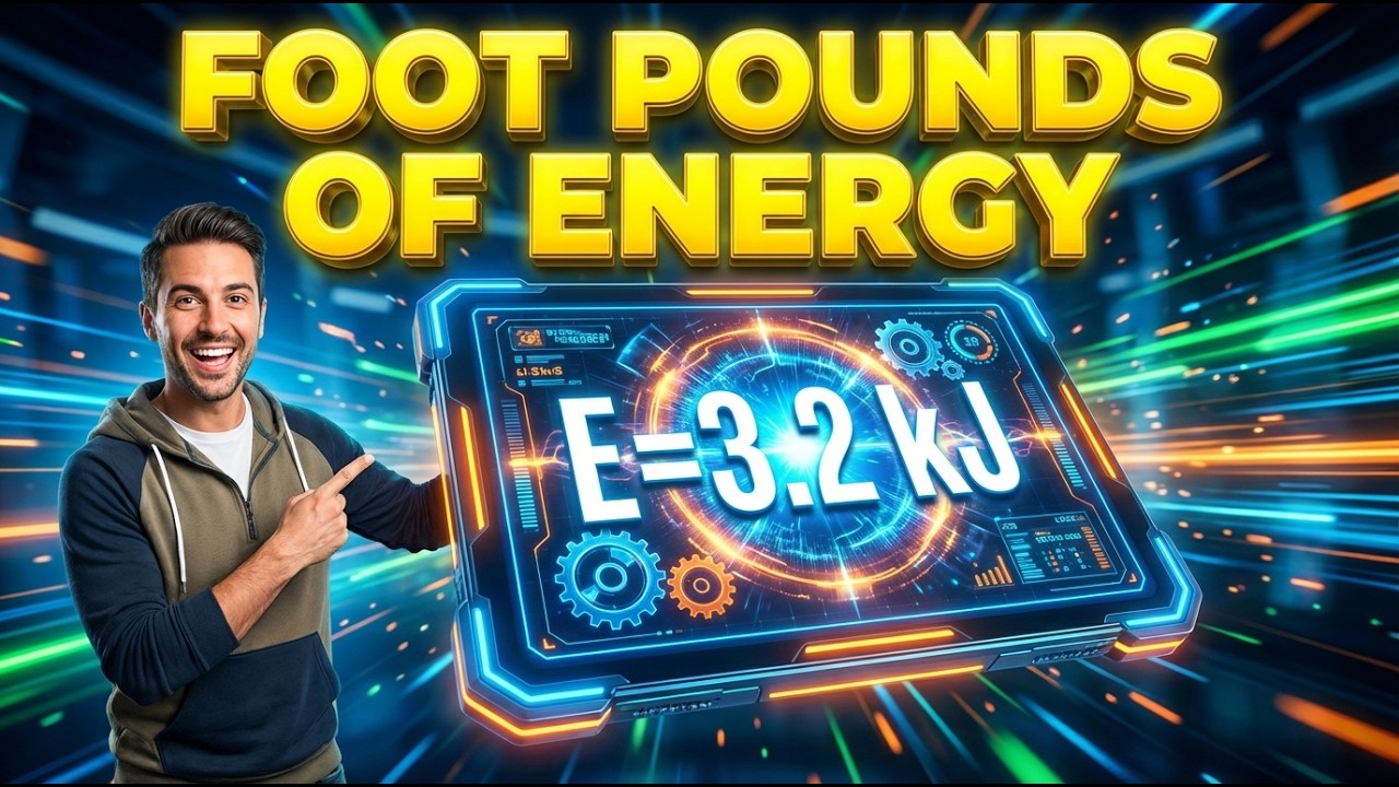 Foot Pounds Of Energy Interactive Calculator