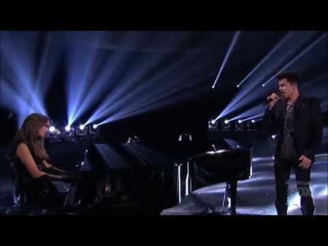 Angie Miller & Adam Lambert - Titanium (American Idol)