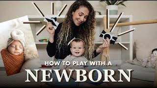 How to Play with Your Newborn: Montessori Activities for 0-3 Months | How to Entertain a New Baby