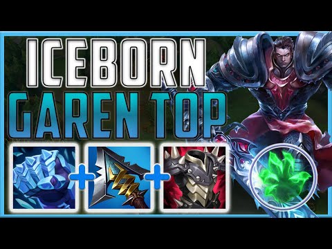 NEW ICEBORN + SERYLDA COMBO ON GAREN IS ACTUALLY OP WITH NO.1 GAME DAMAGE?! - Garen | Season 13 LoL