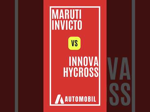 Maruti Suzuki Invicto vs Toyota Innova Hycross Comparison Automobil #marutiinvicto #innovahycross
