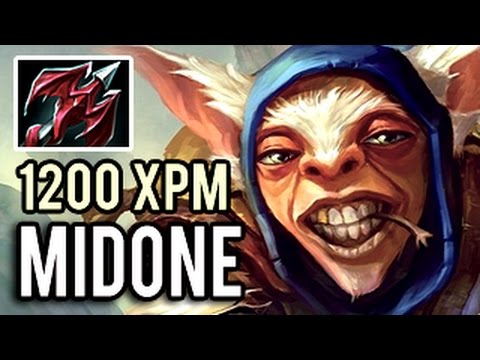 How to Farm Fast 100 LH in 10 Minutes GPM 900+ 1200 XPM New Meta by MidOne Meepo 7.00 Dota 2
