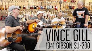 Vince Gill playing our 1941 Gibson SJ-200 Rosewood | On The Couch at Norman&#39;s Rare Guitars