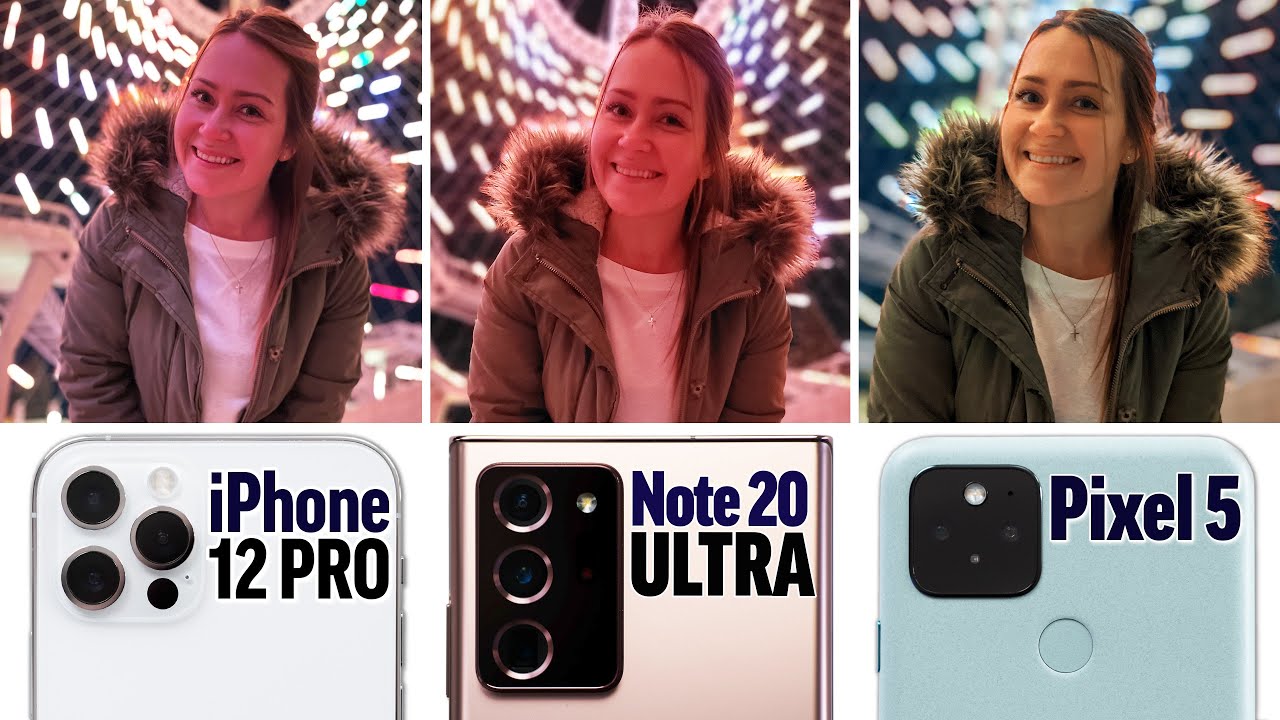 Unbiased iPhone 12 Pro vs Note 20 vs Pixel 5 Camera Test