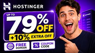 Hostinger Coupon Code (2026) 🔥 | Save Up To 79% Off + Extra 10% Off