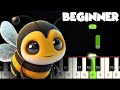 Flight Of The Bumblebee | BEGINNER PIANO TUTORIAL + SHEET MUSIC by Betacustic